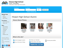 Tablet Screenshot of hixsonhighschool.org